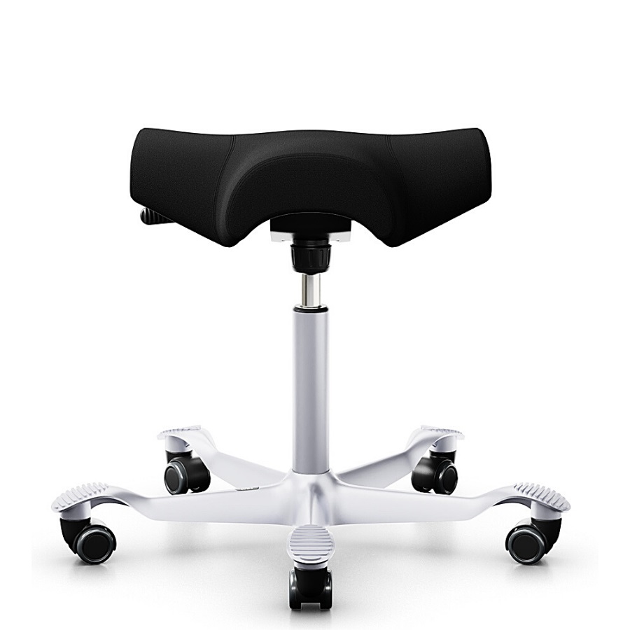 HAG Capisco 8105 Hocker Sattelhocker schwarz silber