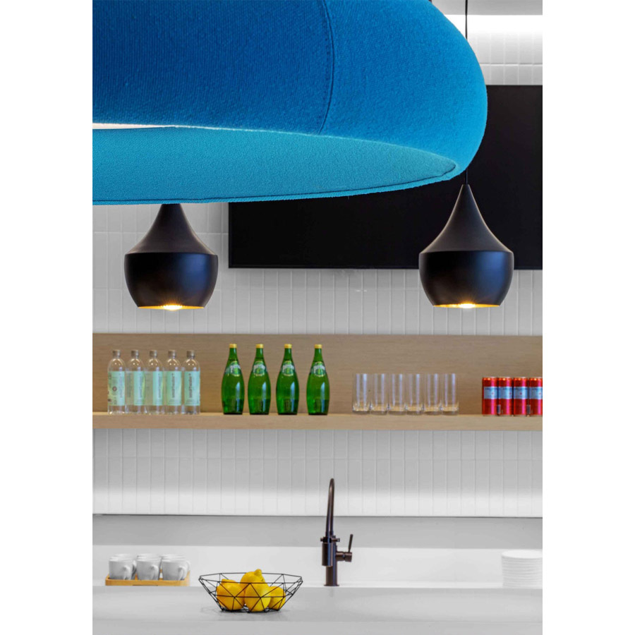 BuzziSpace Dome Pendelleuchte | Blau | Beispielbild