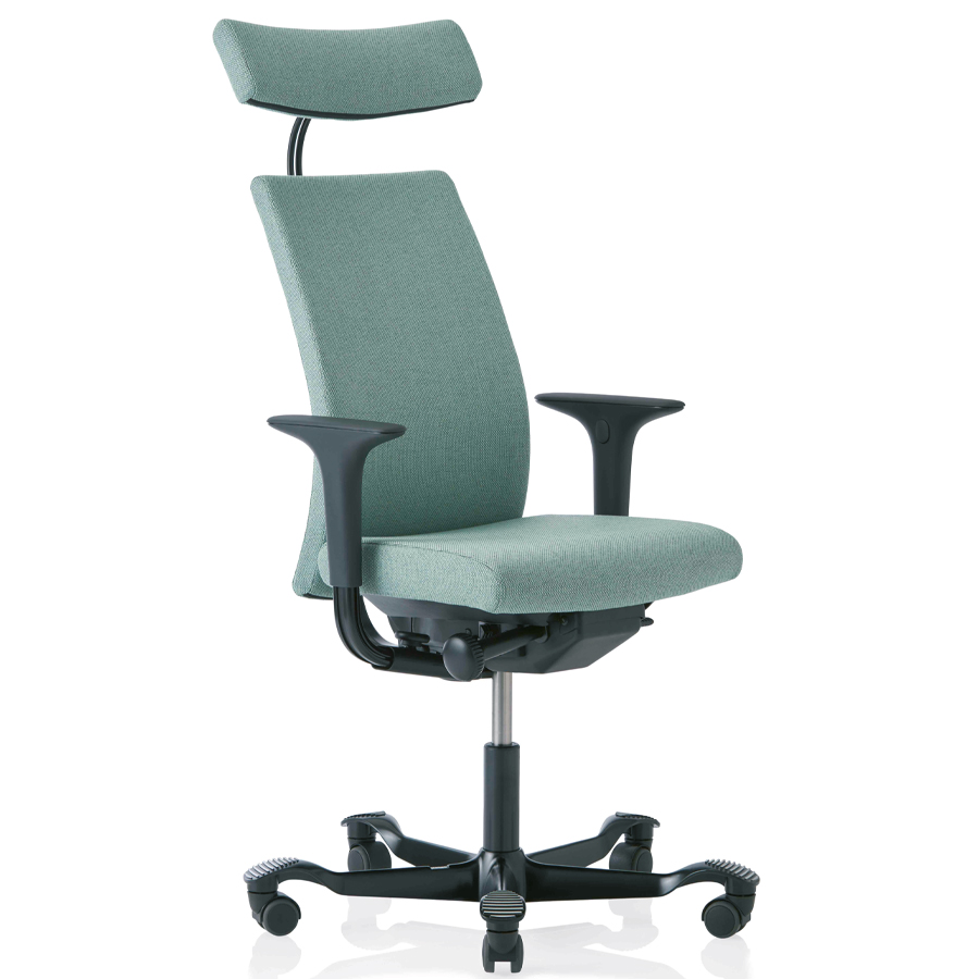 HAG Creed mit 2D-Armlehne und Kopfstütze (Bild zeigt die Variante mit hoher Rückenlehne)