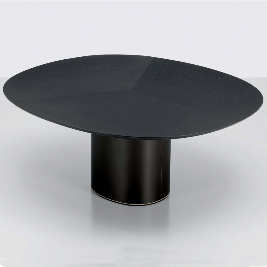 Kristalia Holo Pilaar - Esstisch - ovale Ausführung - Eiche schwarz