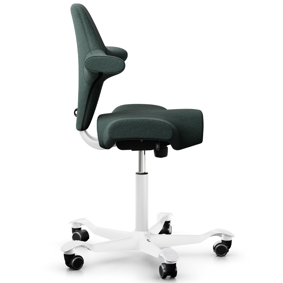 HAG CAPISCO 8106 - Stoff Capture 6601 - Gestell weiß - Seitenansicht