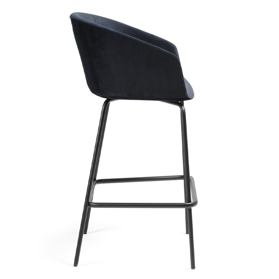 Bejot Oxco small OX S H Barhocker gepolstert - Stoff Charles CH032