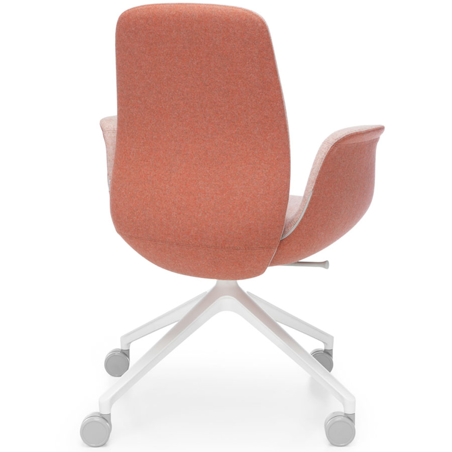 Profim ElliePro 20HST Synergy lachs zweifarbig - 4-armiges Fußkreuz RAL 9016 weiß - Rückseite