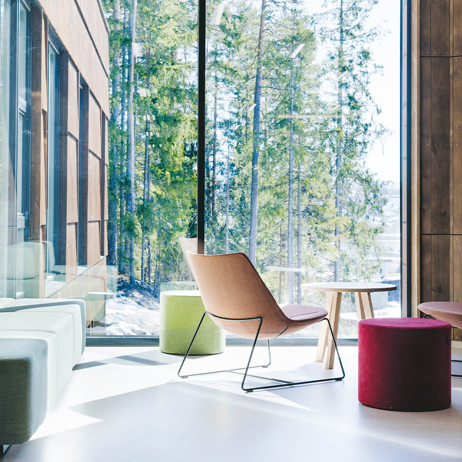 Profim Chic Lounge Sessel mit Kufengestell - Synergy LDS73