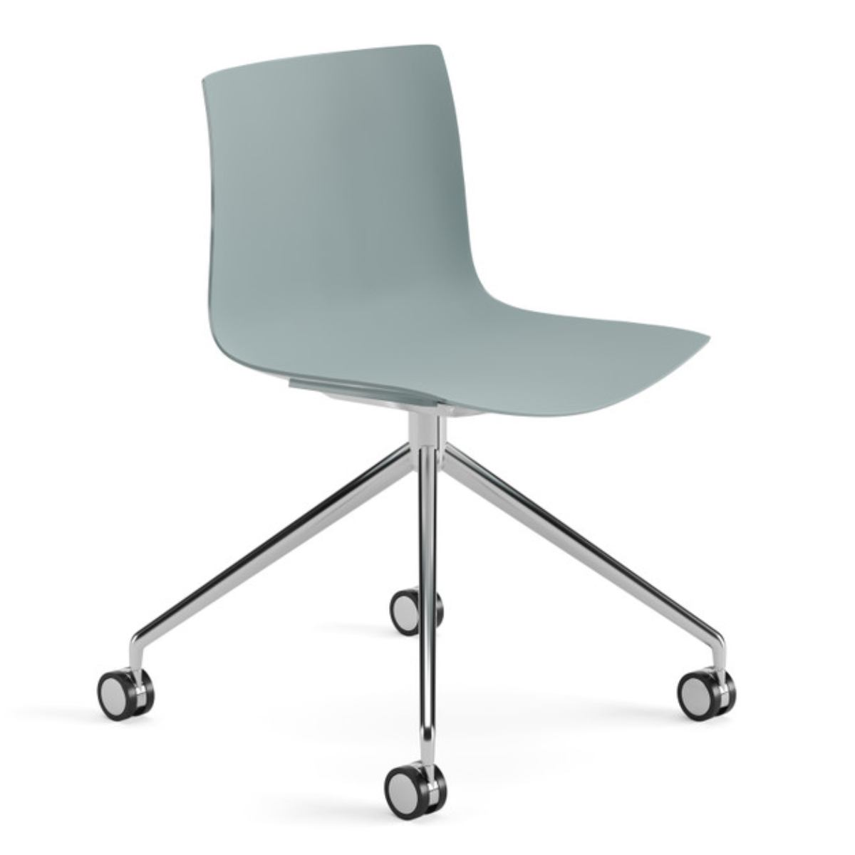 arper catifa drehsessel 46 0369 Schale petrol - Gestell Alu