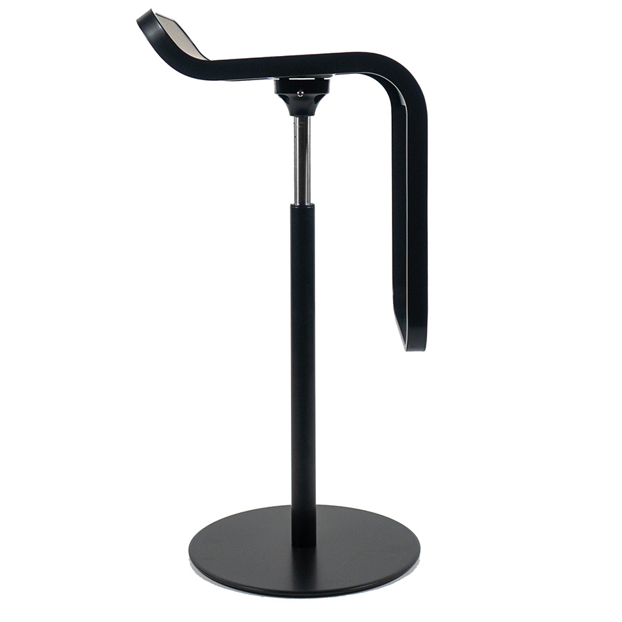 Lapalma LEM Barhocker Sitz Eiche schwarz gebeizt Gestell schwarz - Gasfeder schwarz