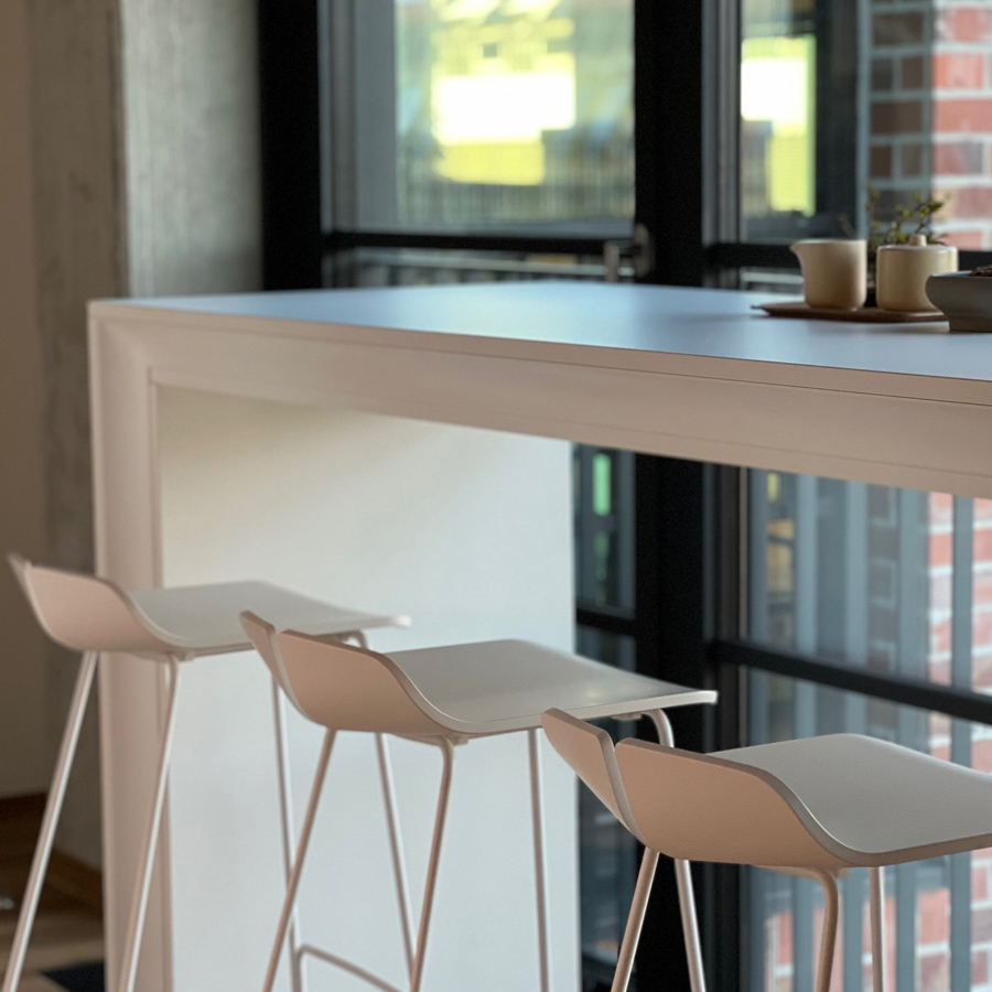 lapalma Link Barhocker weiß