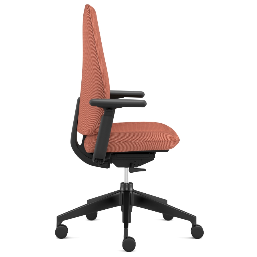 HAWORTH Aloha Pro Stoff Oceanic Coral, Gestell schwarz