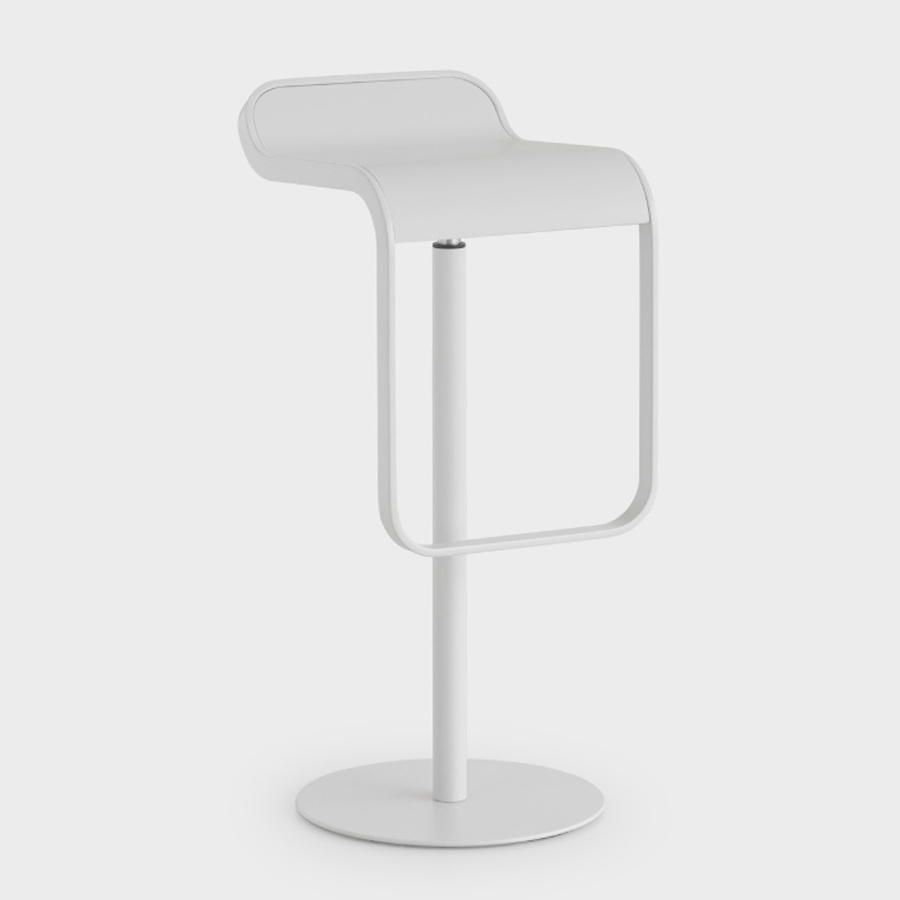 LEM Barhocker fixe Höhe 80 cm - Farbe perla