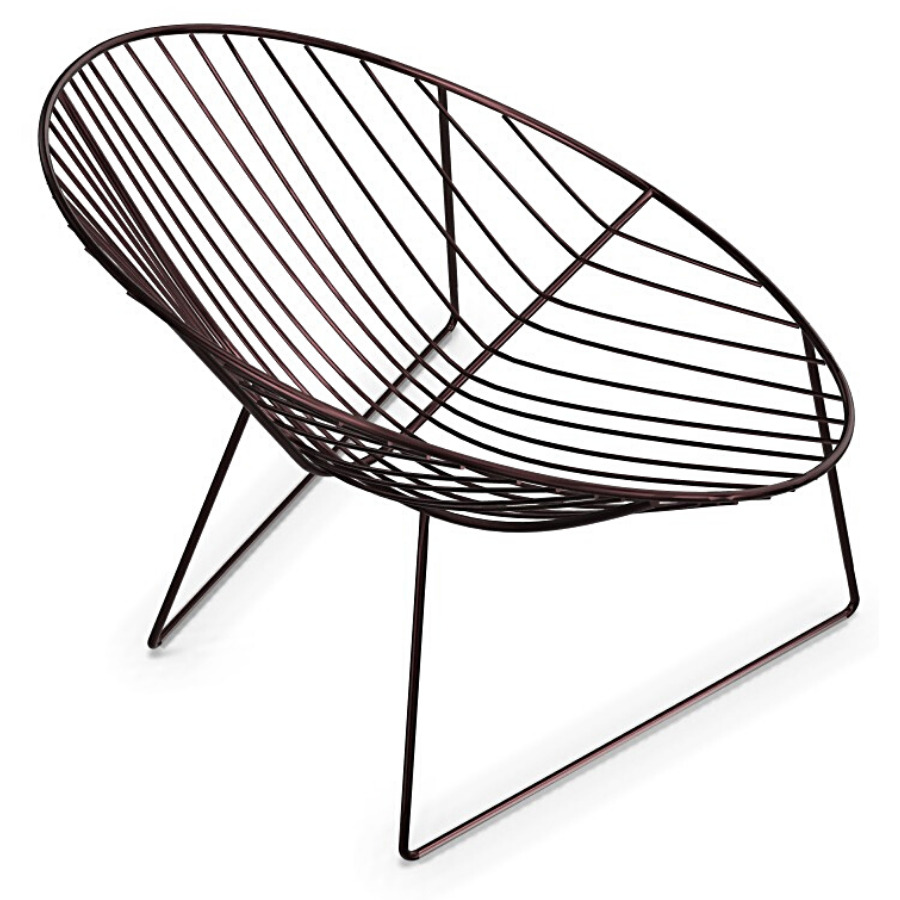 Arper Leaf 1821 Loungesessel Mocca