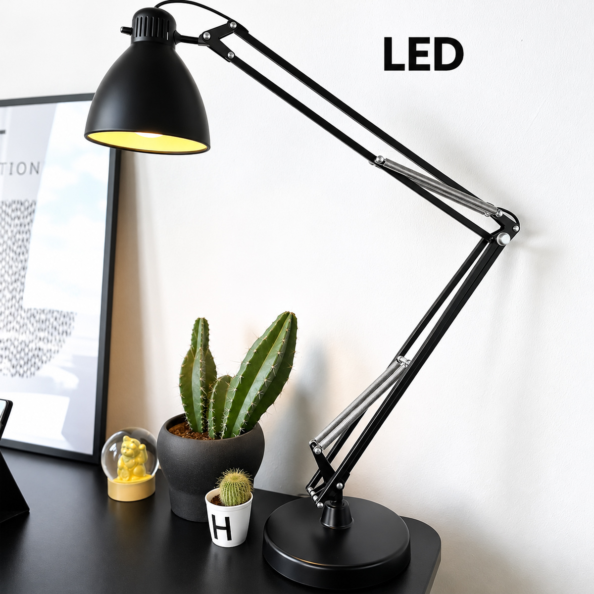 GLAMOX Luxo L1 Tischleuchte schwarz LED