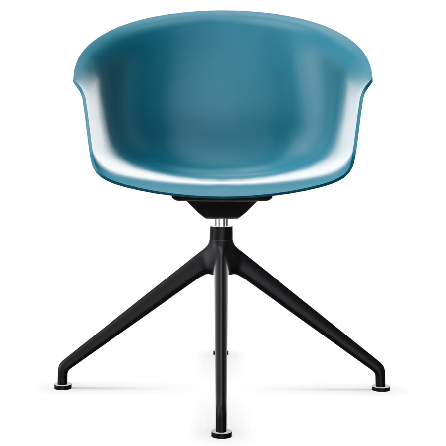 Interstuhl SHUFFLEis1 SU341 - petrol - Frontansicht