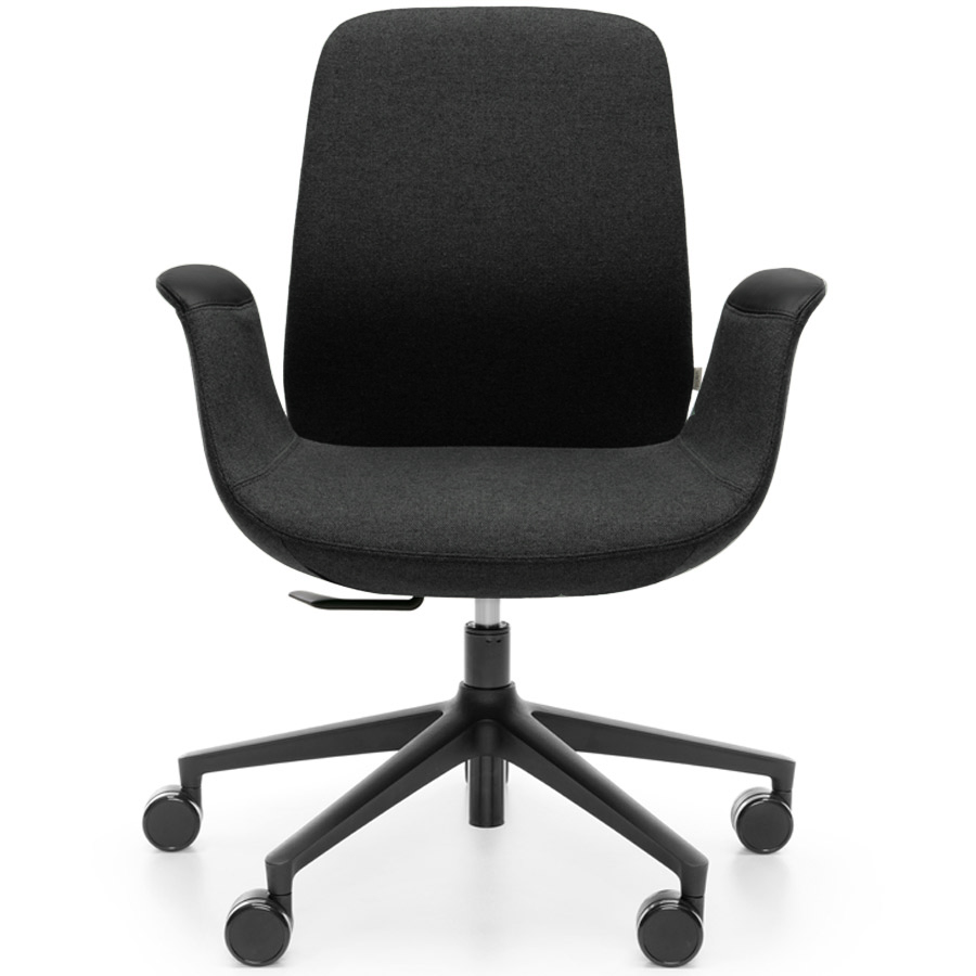 Profim ElliePro 20ST Bezug schwarz Fußkreuz schwarz - Front