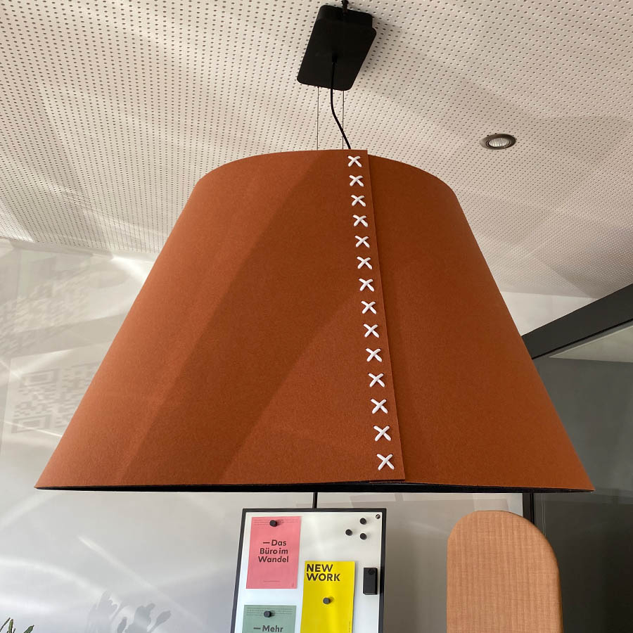 BuzziSpace BuzziShape - Größe L - Außen Kvadrat Hero 481, Innen BuzziFelt Antracite 68