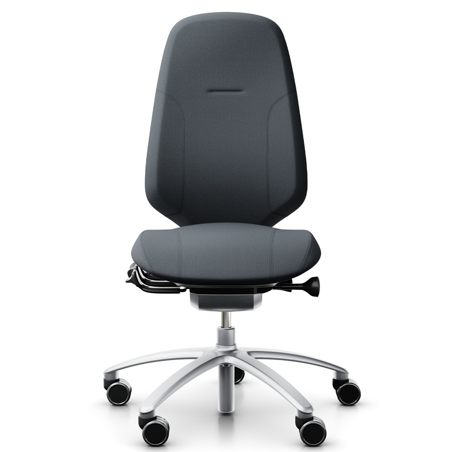 RH Mereo 300 silver hohe Rückenlehne - Stoff Select grau - Frontansicht