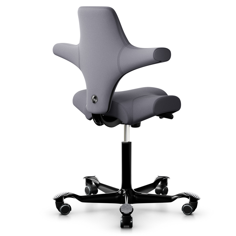 HAG Capisco 8106 Stoff Xtreme grau 081 Gestell schwarz
