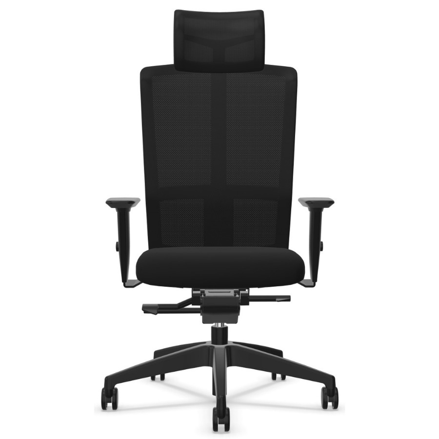 Interstuhl Goal-Air (175G) Bürostuhl Farbe schwarz - Vorderansicht