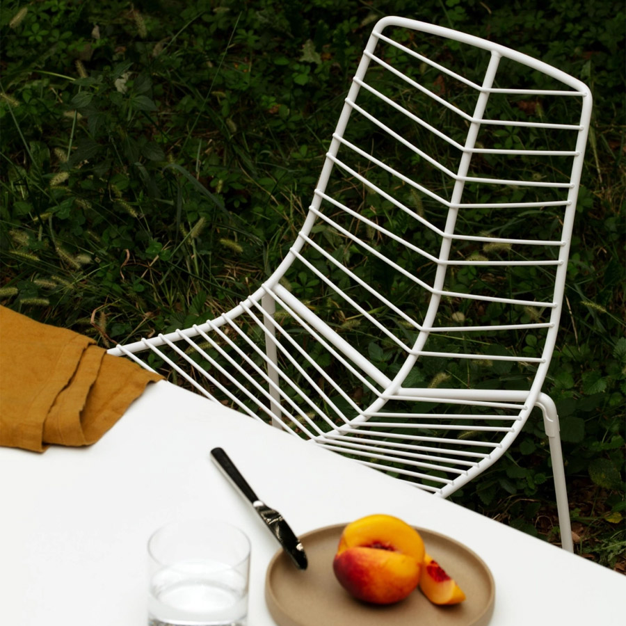 Arper Leaf Stuhl 1819 weiß - Nahaufnahme