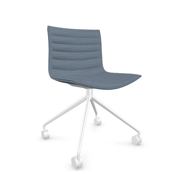 Arper CATIFA 46 0376 mit Stoffbezug auf Rollen