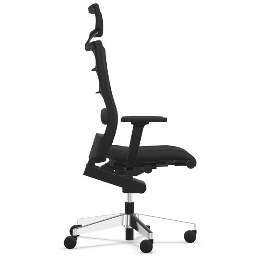 Interstuhl AirPad CM21P (3C72) mit Kopfstütze - Quick & Smart Modell - Seitenansicht