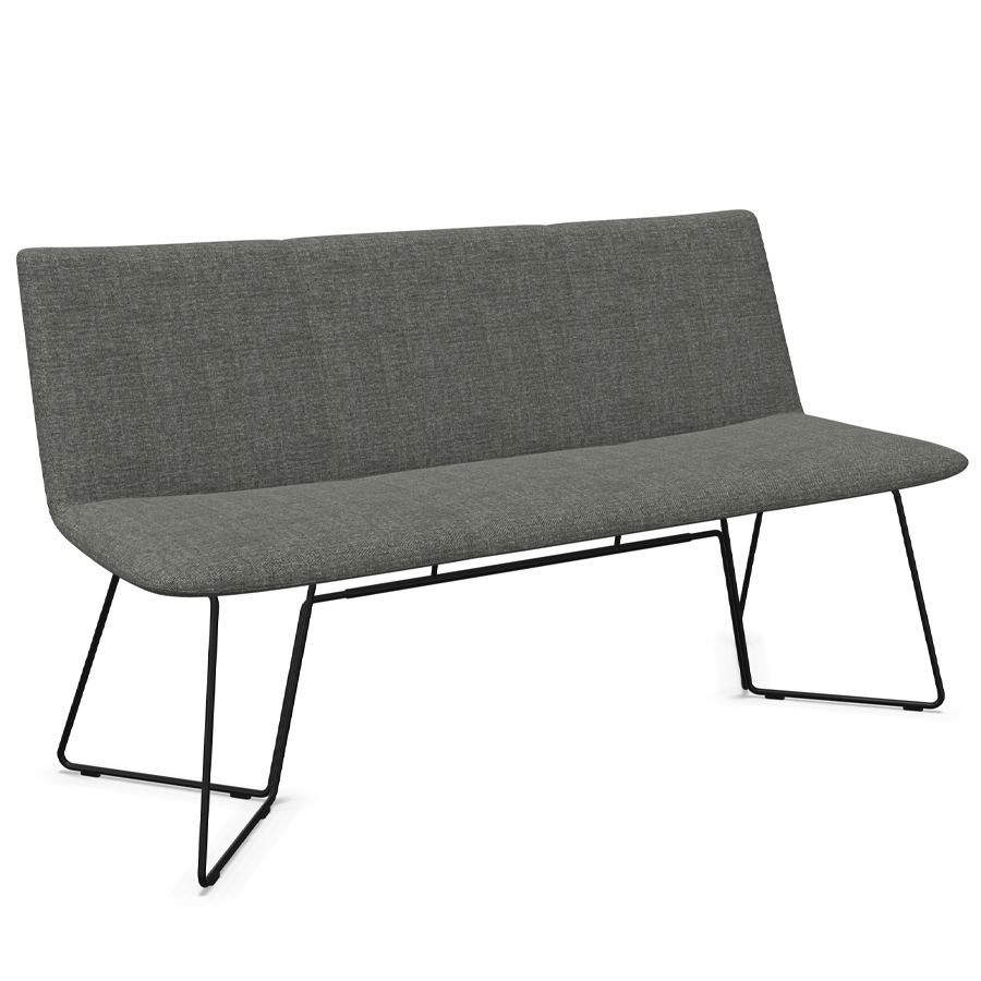 W. Schillig Chevalier Sitzbank mit Drahtrohrgestell matt schwarz