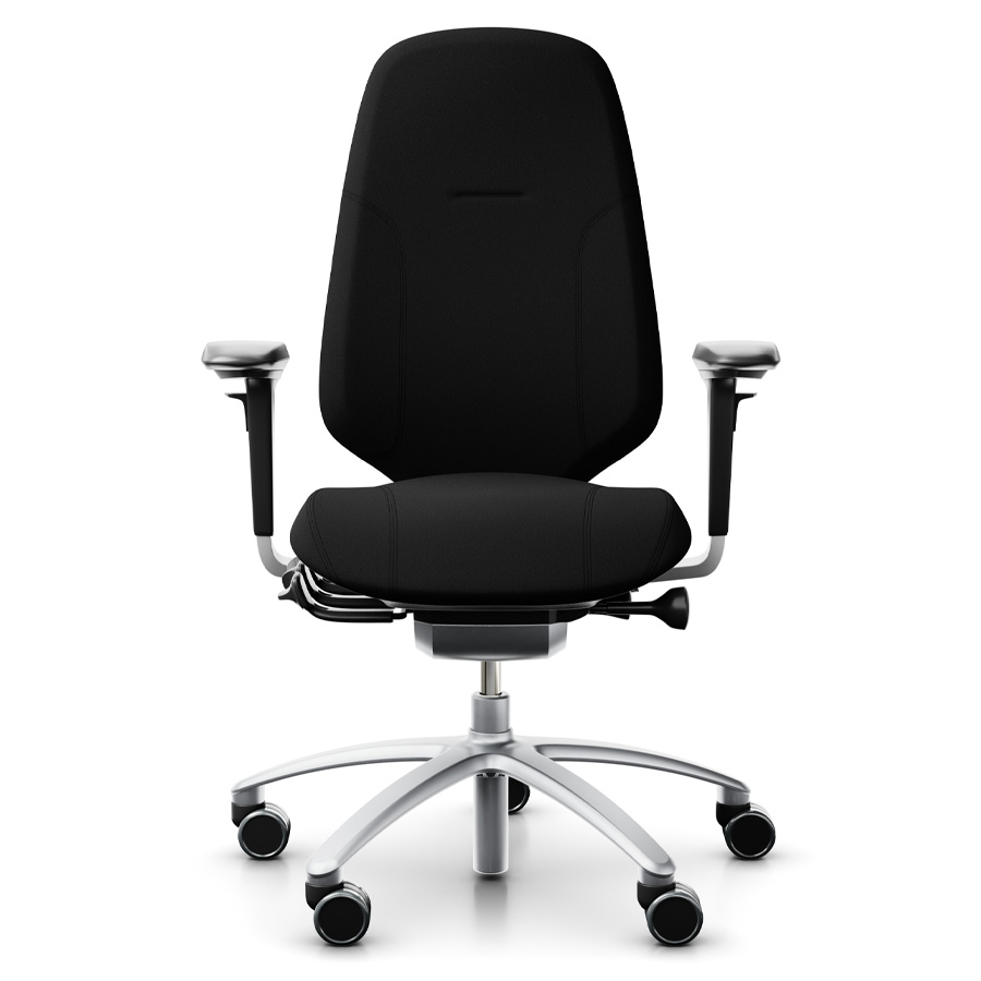 RH Mereo 300 silver hohe Rückenlehne und Armlehnen - Frontansicht