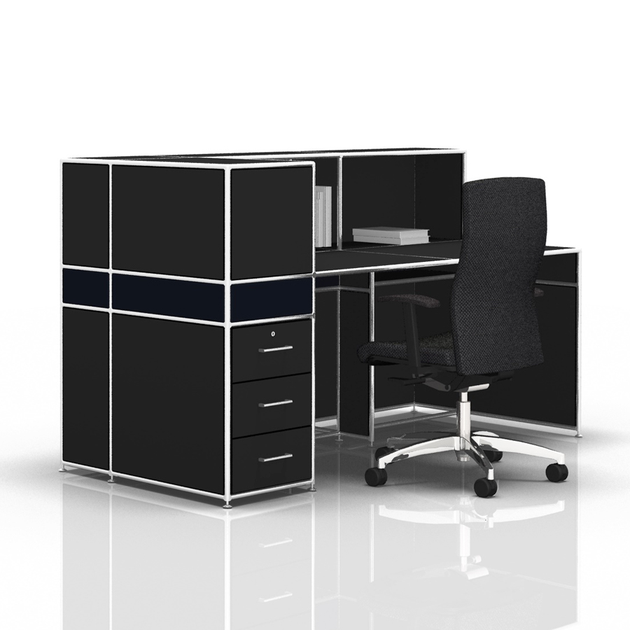 Bosse Modul Space Empfangstheke 5 schwarz