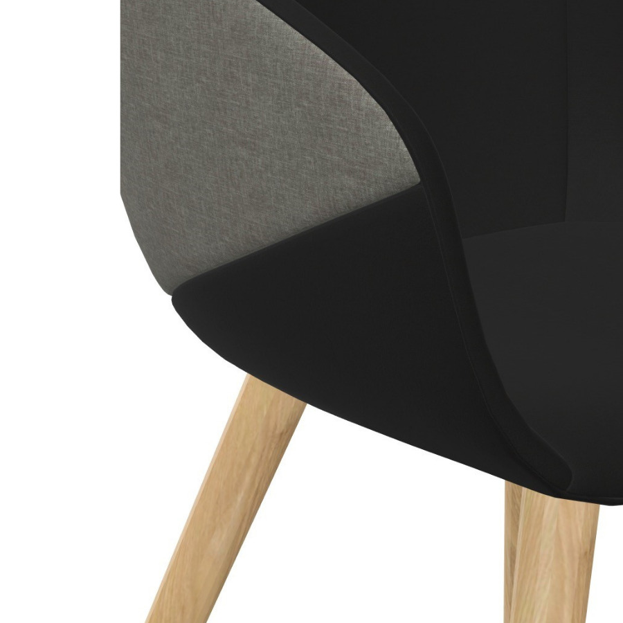 Bejot Oxco OX W 740 Sessel mit Holzbeinen - Detailansicht