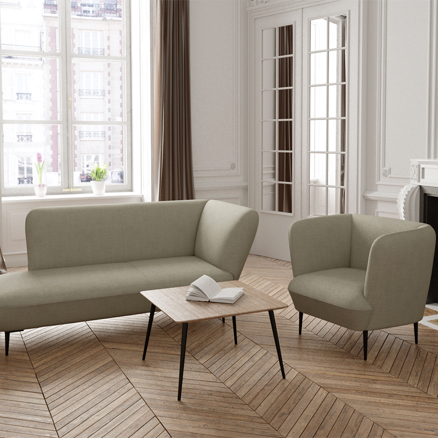 W. Schillig Einzelsessel Ella mit Metallfüßen - Beispielbild