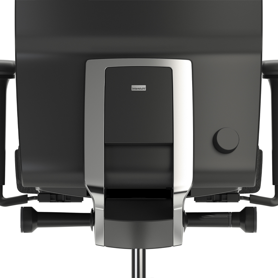 Interstuhl YOSTERis3 160YN Bürostuhl Stoff Lucia schwarz - Detail Rücken