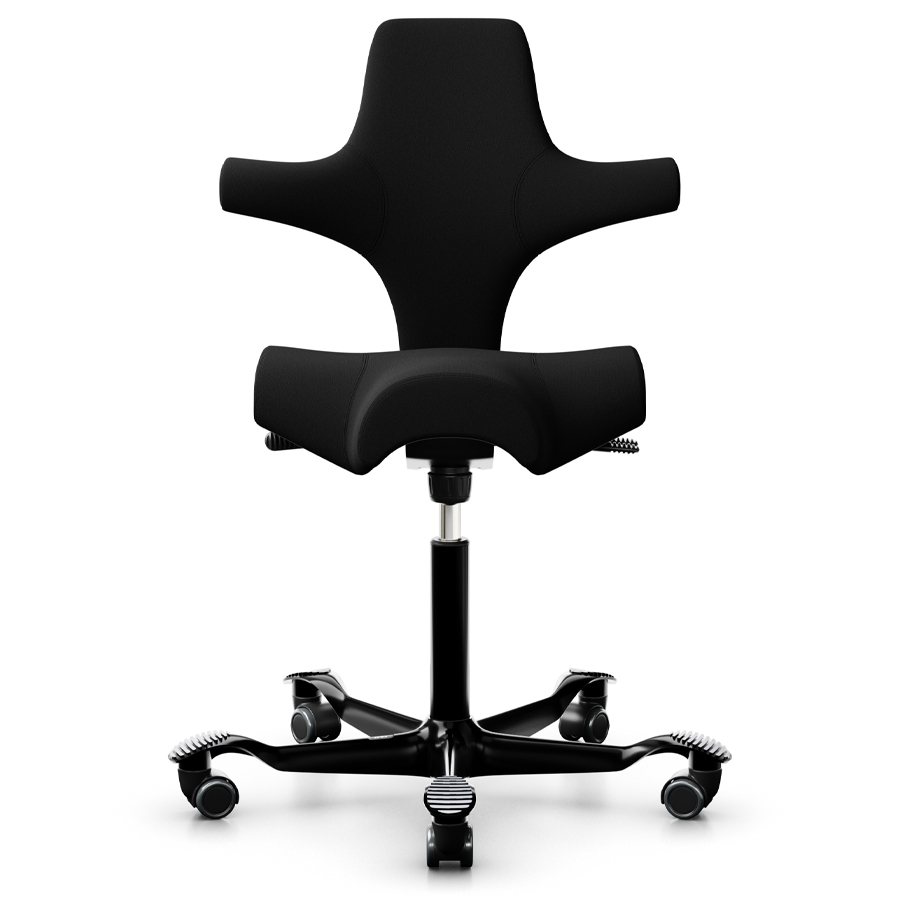 HAG CAPISCO 8106 Sattelstuhl mit niedriger 150er Gasfeder - Frontansicht