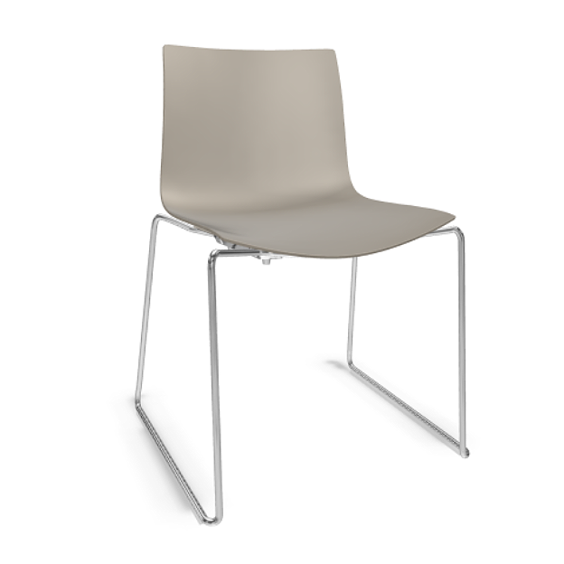 Arper Catifa 46 0278 einfarbig rauchgrau