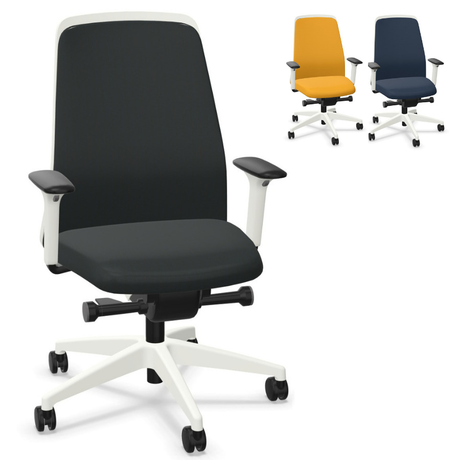 Interstuhl EVERYis1 (EV311) Bürostuhl schwarz mit Chillback Rückenlehne