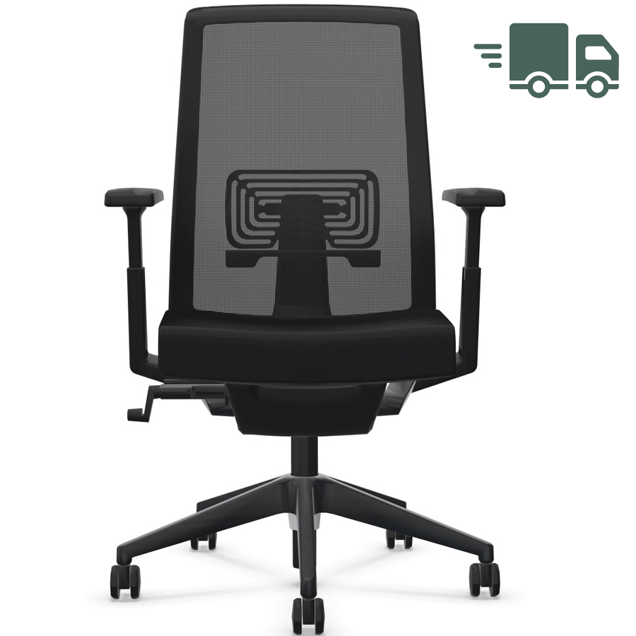 HAWORTH Very (Comfort 62) schwarz mit Netzrücken