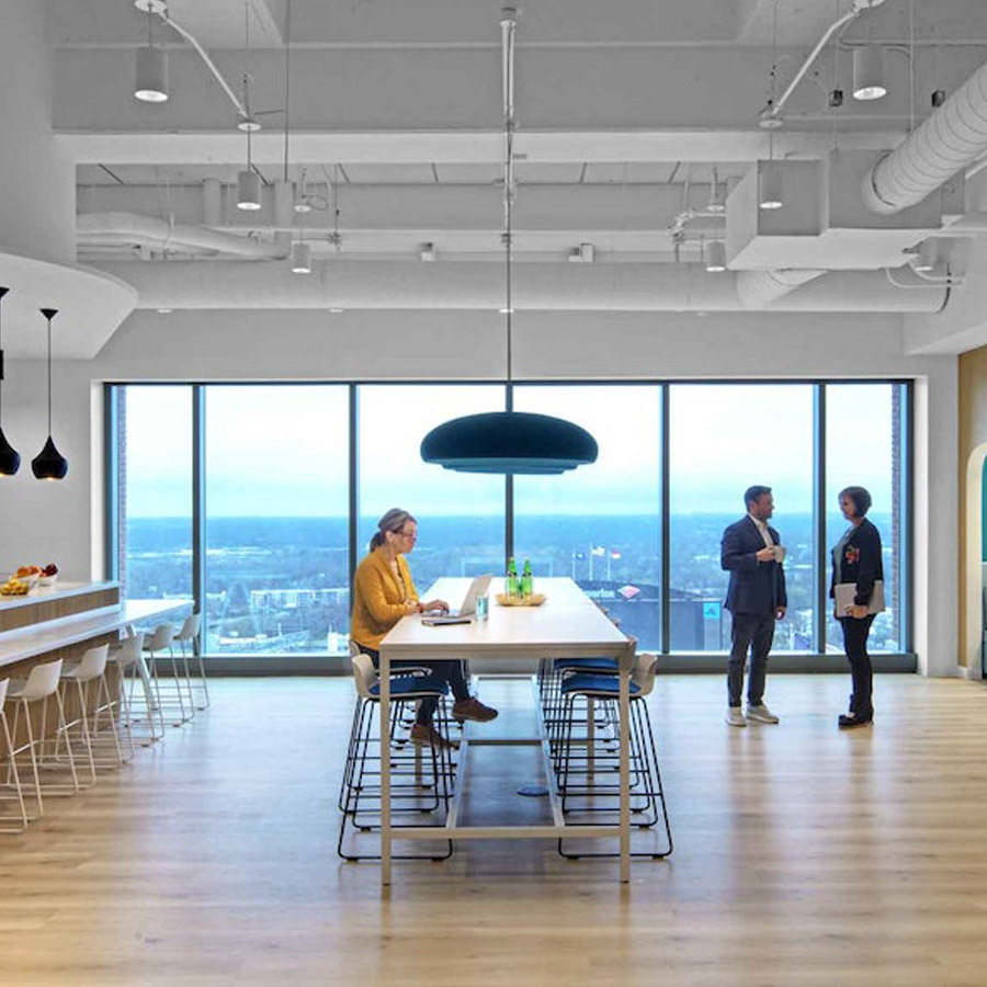 BuzziSpace Dome Pendelleuchte | Blau | Beispielbild