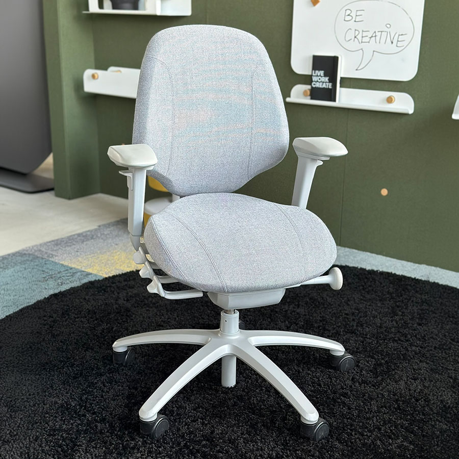 RH Mereo 200 Silver Grey Bürostuhl Bezug Capture 4102 hellgrau