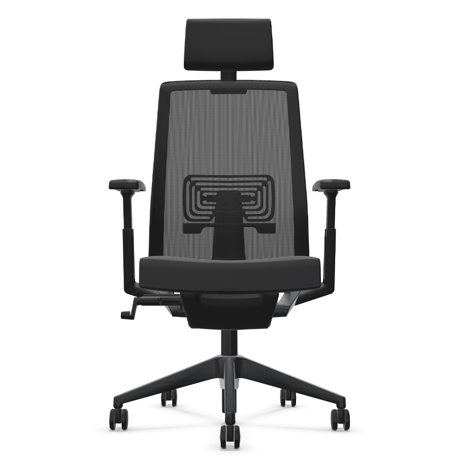 HAWORTH Very (Comfort 62) - Netzrücken mit Kopfstütze und Armlehnen