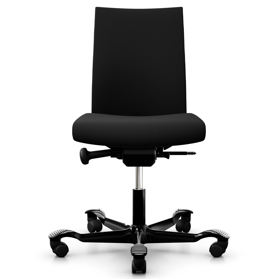 HAG Creed 6004 Bürostuhl schwarz | Mittelhohe Polsterrückenlehne | Bezugsstoff Xtreme
