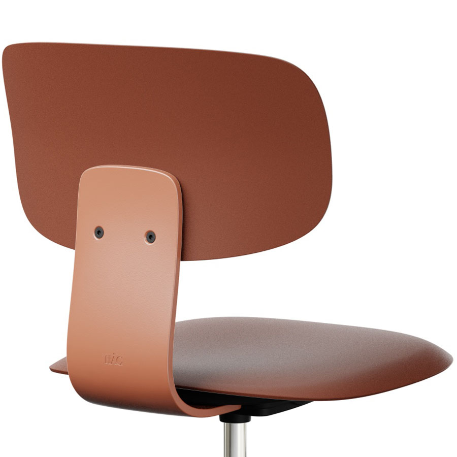 HAG Tion 2100 Bürostuhl Chestnut - Sitz u. Rückenschale Kunststoff - Detailaufnahme