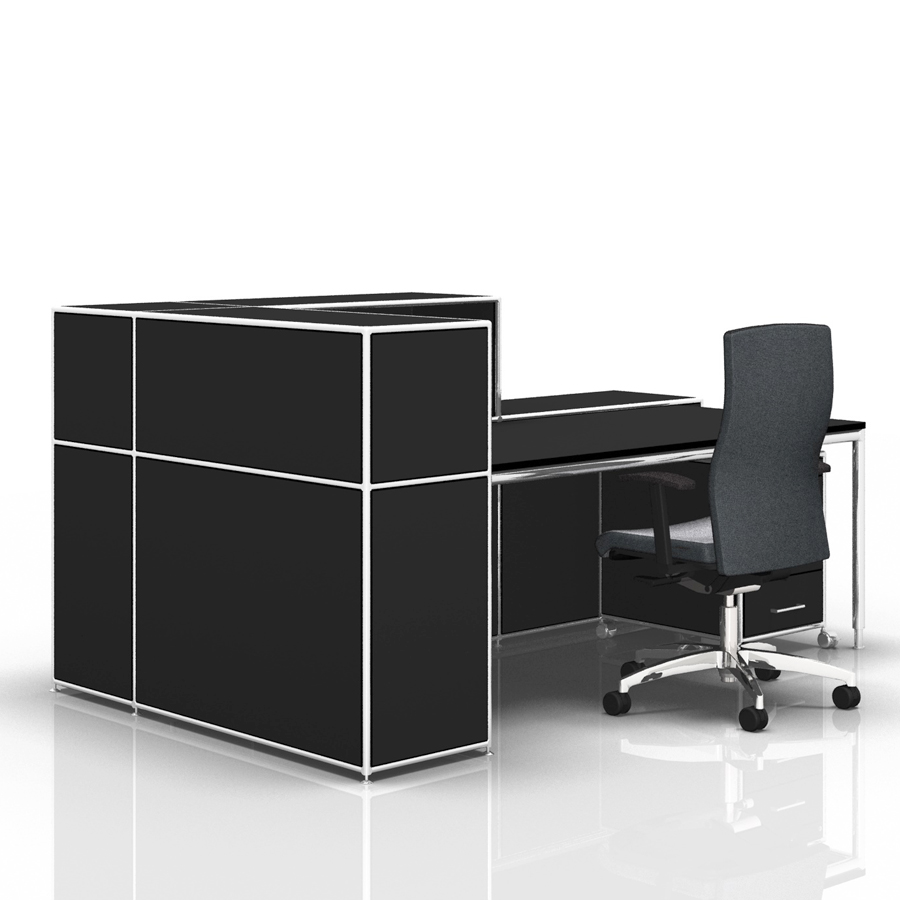 Bosse Modul Space Empfangstheke 3 schwarz