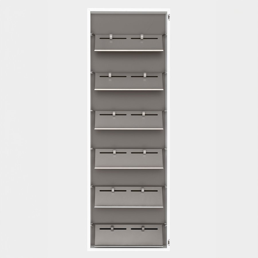 Kristalia BOX/BOXOne - Ausführung Alu weiß lackiert - Schuhregal