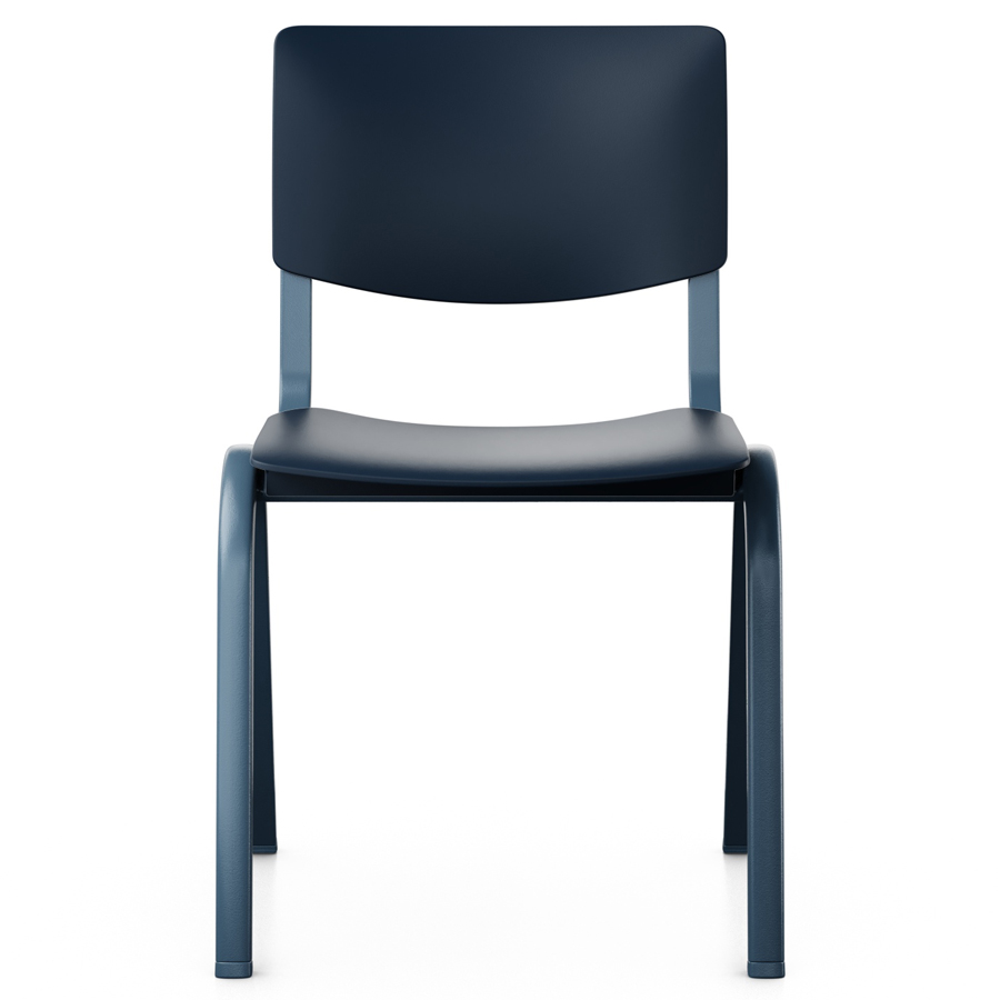 HAG Celi Kunststoffstuhl | Gestell Blueberry | Schale Crowberry