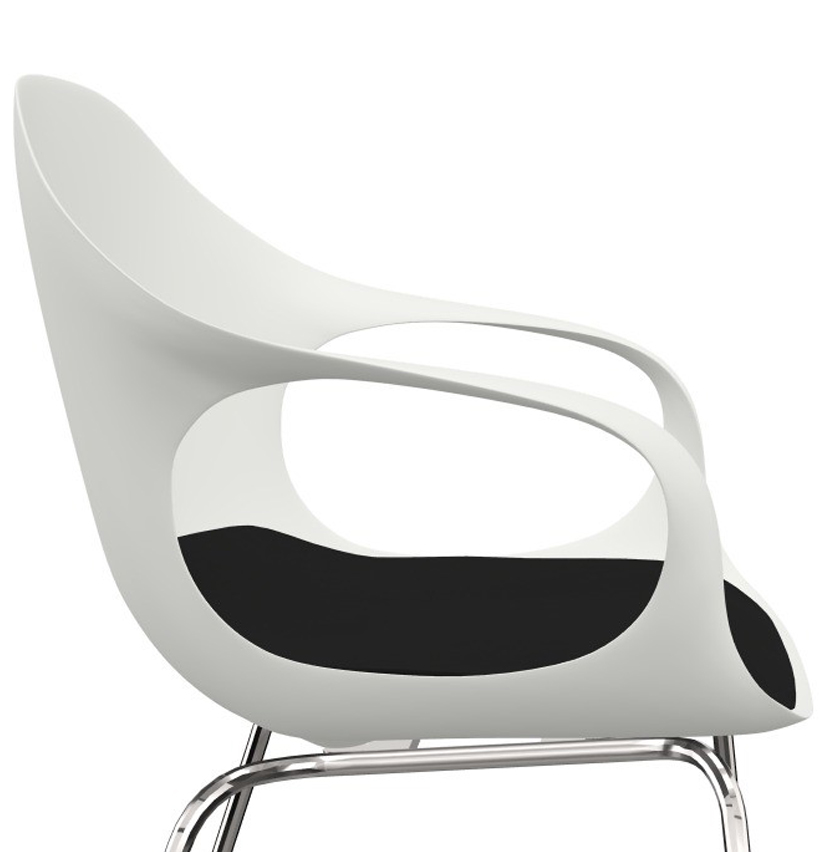 Kristalia Elephant Sitzkissen Scuba 007 Jet - schwarz