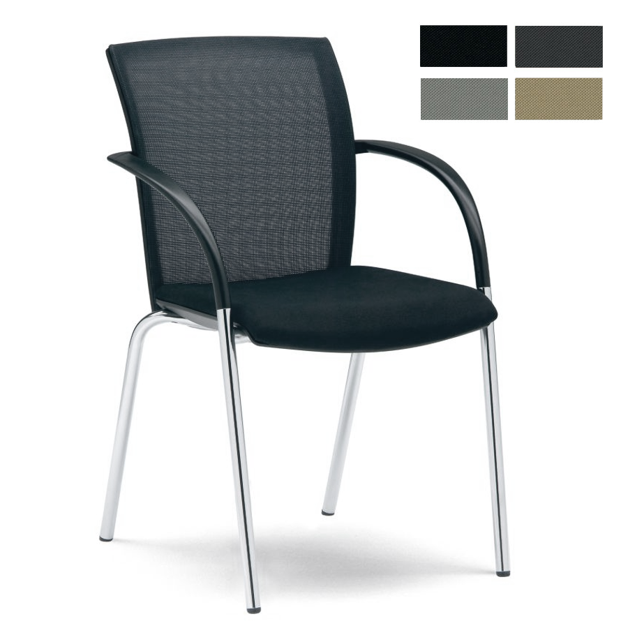 König+Neurath OKAY.II Konferenzstuhl Besucherstuhl mit Netzrücken