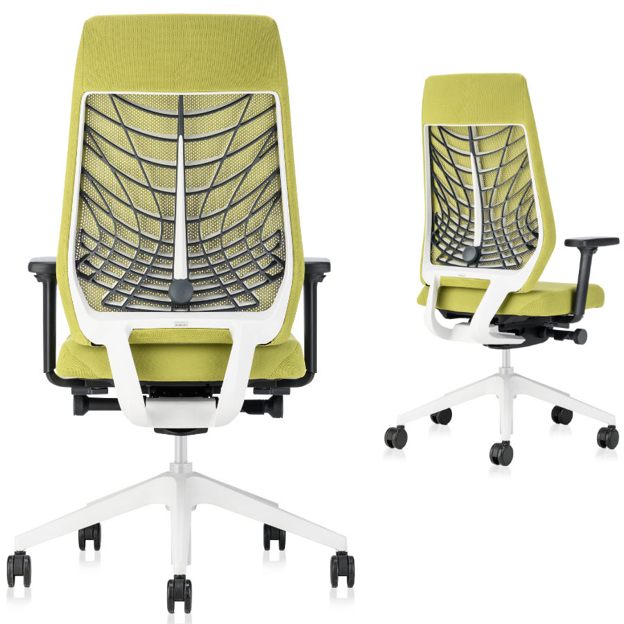 Interstuhl JOYCEis3 JC217 Bürostuhl mit Netzrücken hoch Farbe maigrün