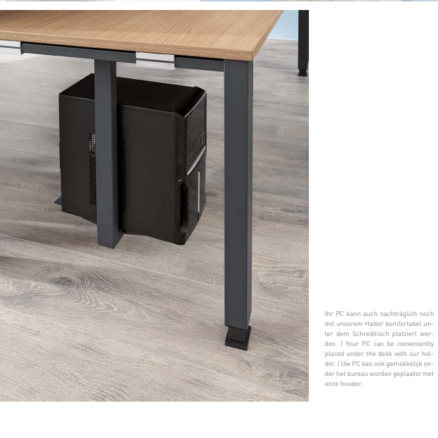 Palmberg Systo Tec Tisch mit Quadratrohr