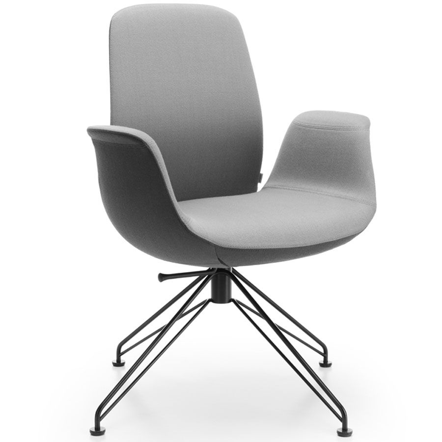 Profim ElliePro 20V3 Bezug grau zweifarbig - Spinnenfuß schwarz