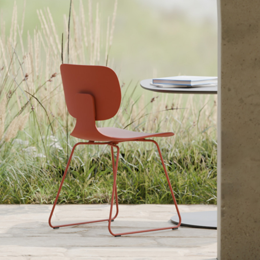 Klöber CoMeet com55O | Kufengestell Maple Red