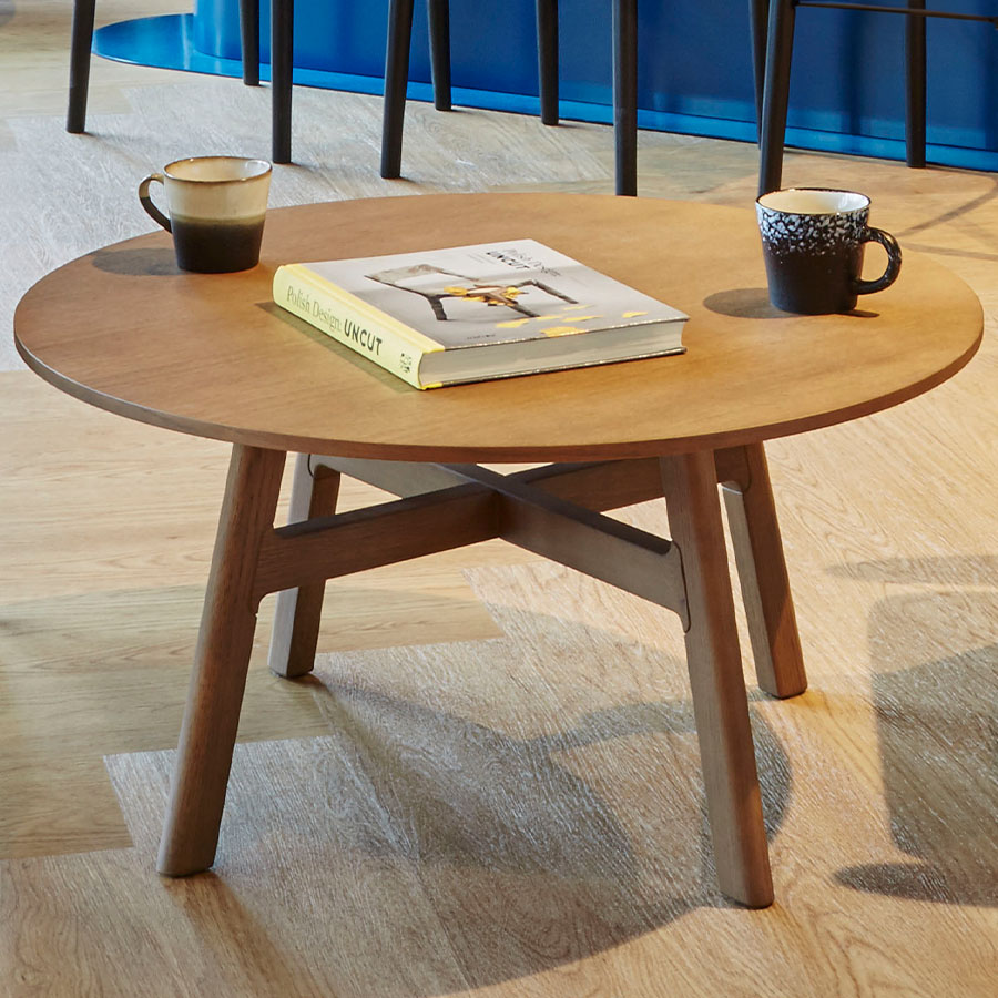 Noti Mishell Beistelltisch Holzgestell Höhe 40 cm in Eiche natur