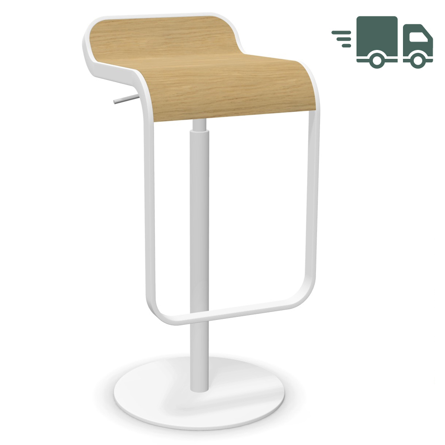 lapalma LEM Barhocker Eiche gebleicht weiß Titelbild
